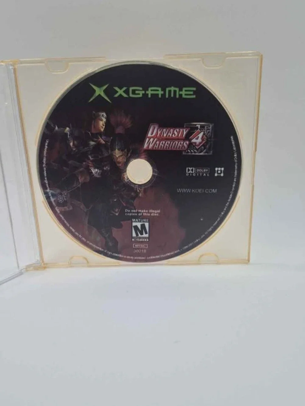 Dynasty Warriors 4 - XGame (Disc Only) - Xbox - Disc Only Untested